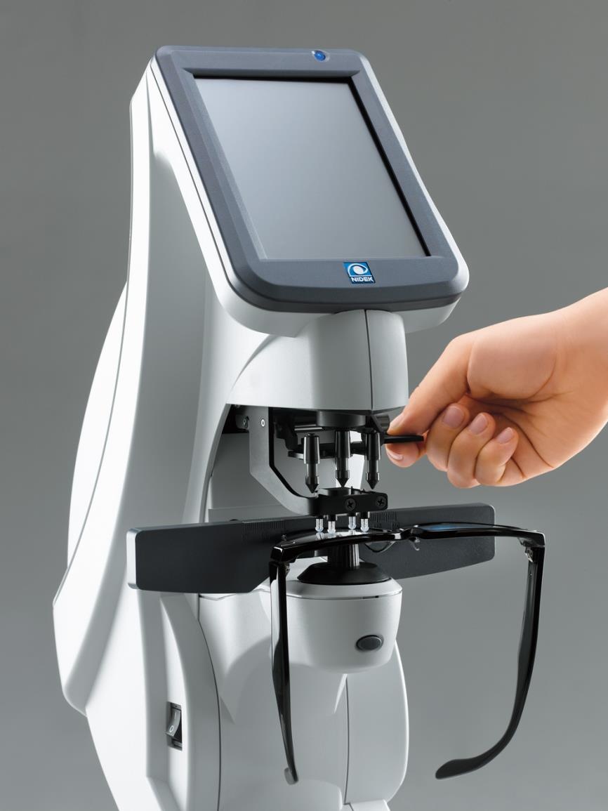 NIDEK LM-7P lensmeter, topsterktemeter met printer