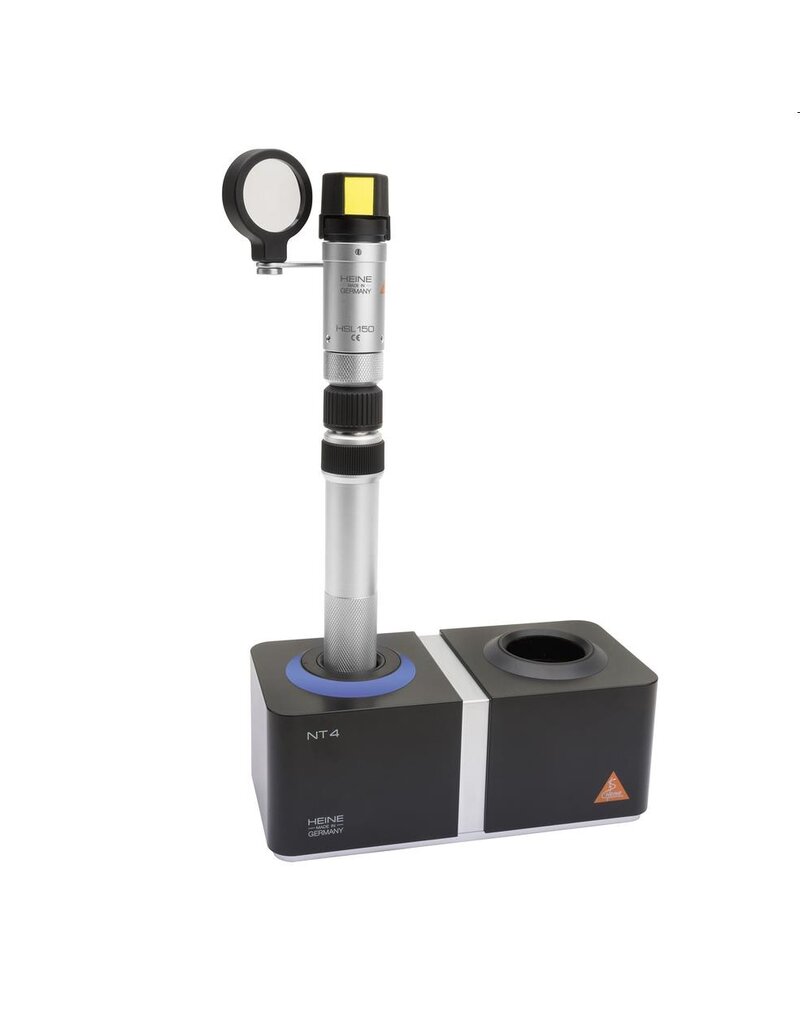 Heine HSL150 hand-held slitlamp 3.5V oplaadbaar handvat en NT4 tafellader