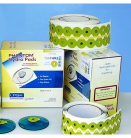 Phantom Optisafe glasplakkers / blocking pads HYDRO (T1412) OPTIMALE GRIP 17x32mm centerhole