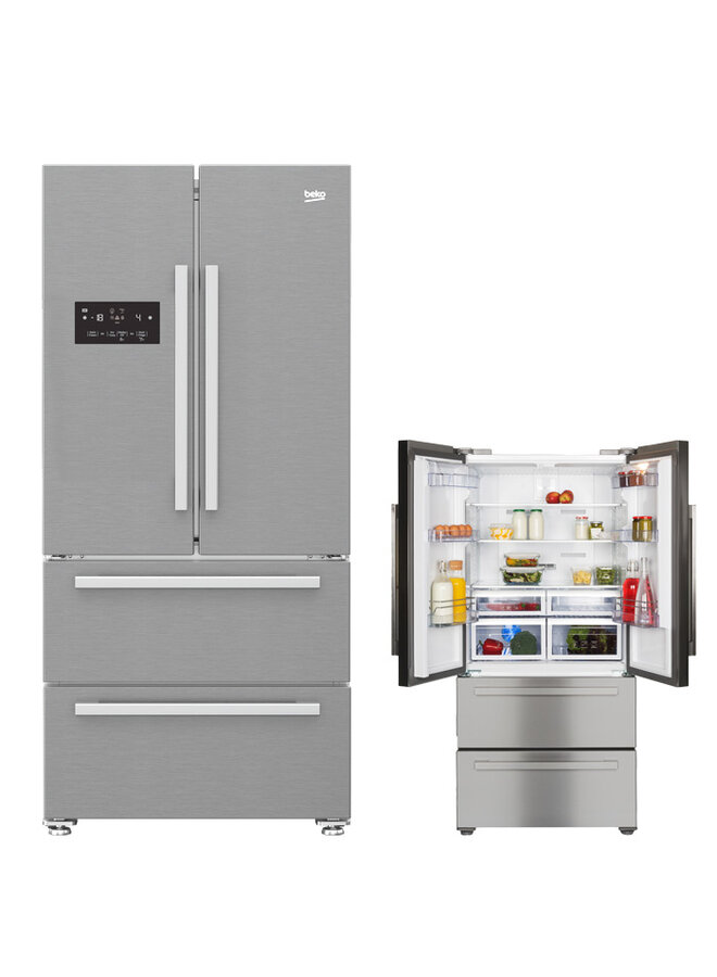 BEKO GNE60530X Amerikaanse koelkast