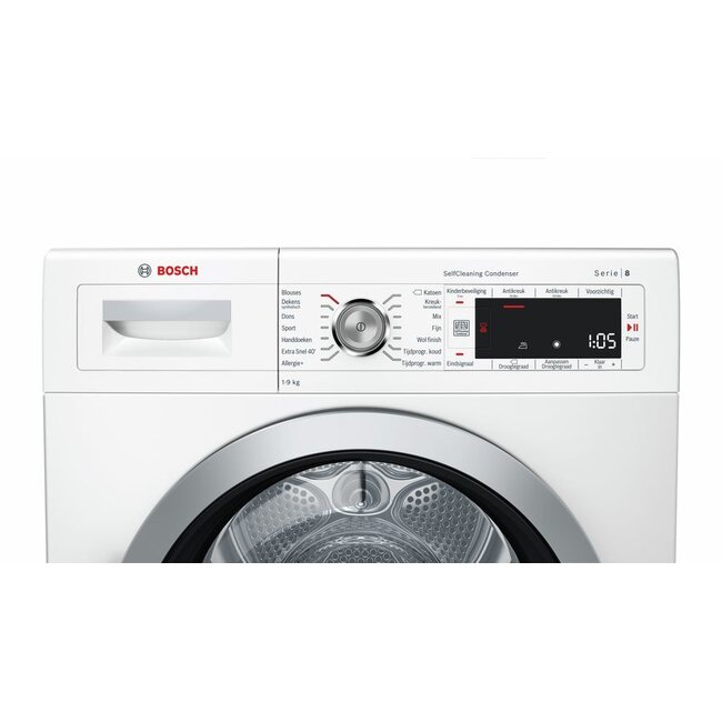 Bosch WTW87563NL warmtepompdroger 9 kg A++