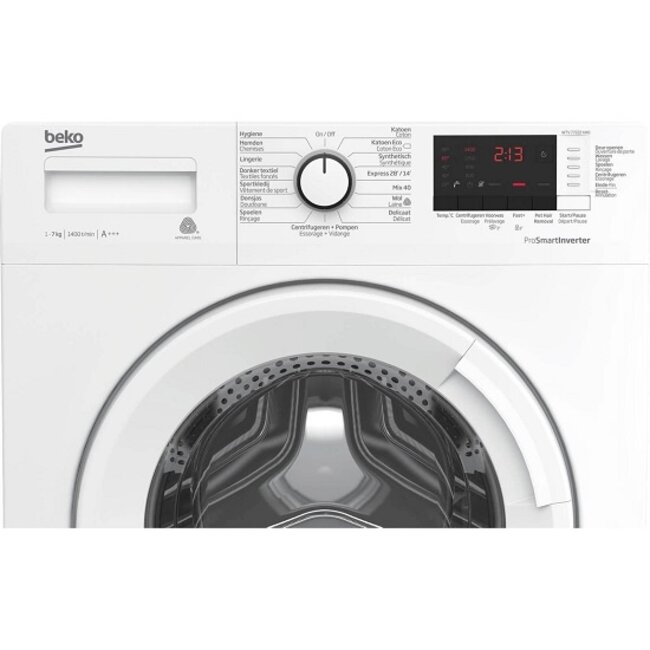 Beko WTV77222XW1 wasmachine 7 kg