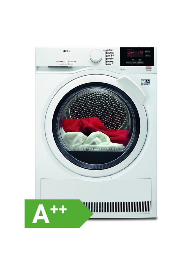 AEG T8DB66580 warmtepompdroger 8 kg A++