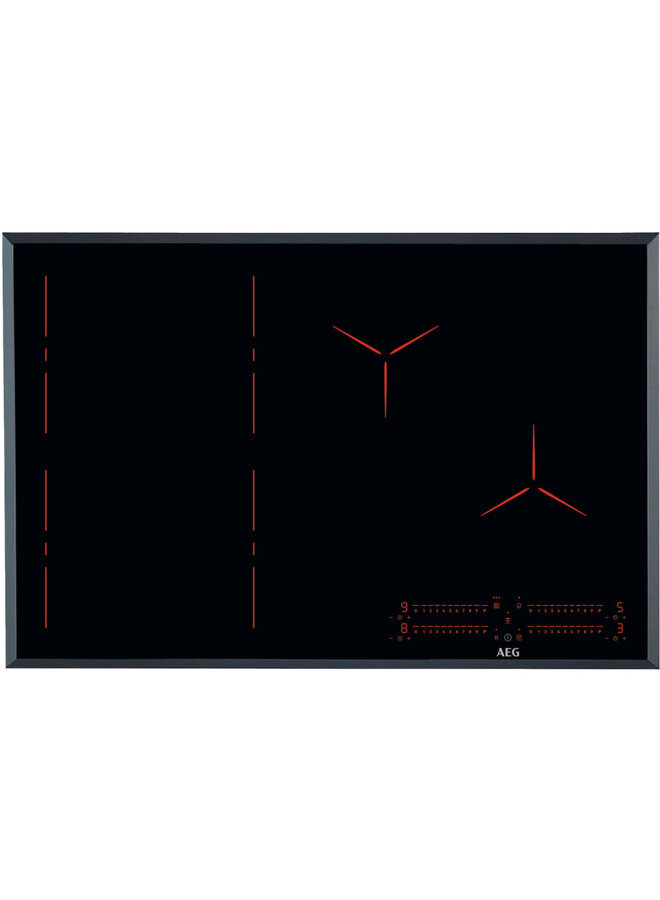 AEG IPE84571FB Flexibridge Pure Black 80 cm inductie kookplaat
