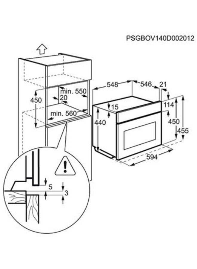 AEG KS8404101M inbouw combi stoomoven