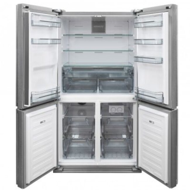 Sharp SJ-F2560EVI  Amerikaanse koelkast 4 deur