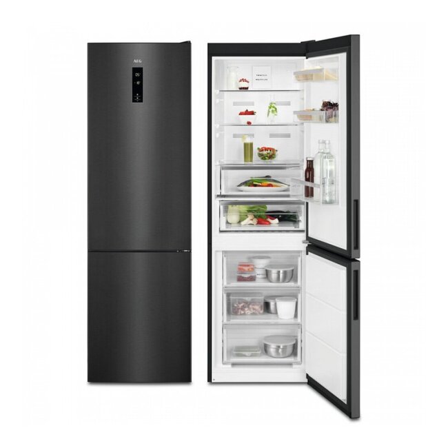 AEG RCB73421TY koelvriescombinatie zwart