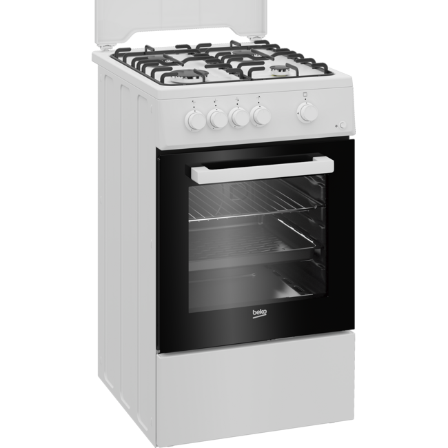Beko FSG52020DW gasfornuis 50cm
