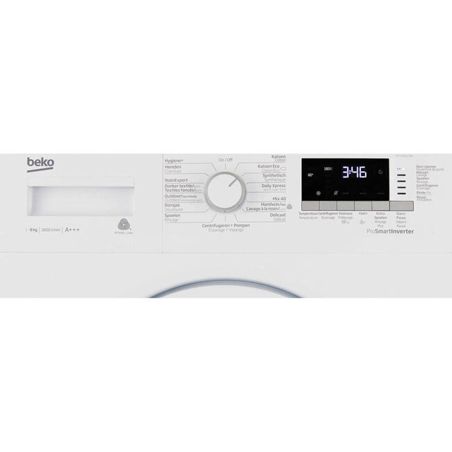 Beko WTV8812BW wasmachine 1600 toeren
