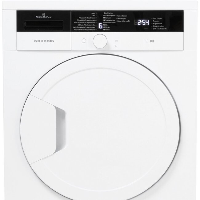 Grundig GTN 27240 M warmtepompdroger 7 kg A++
