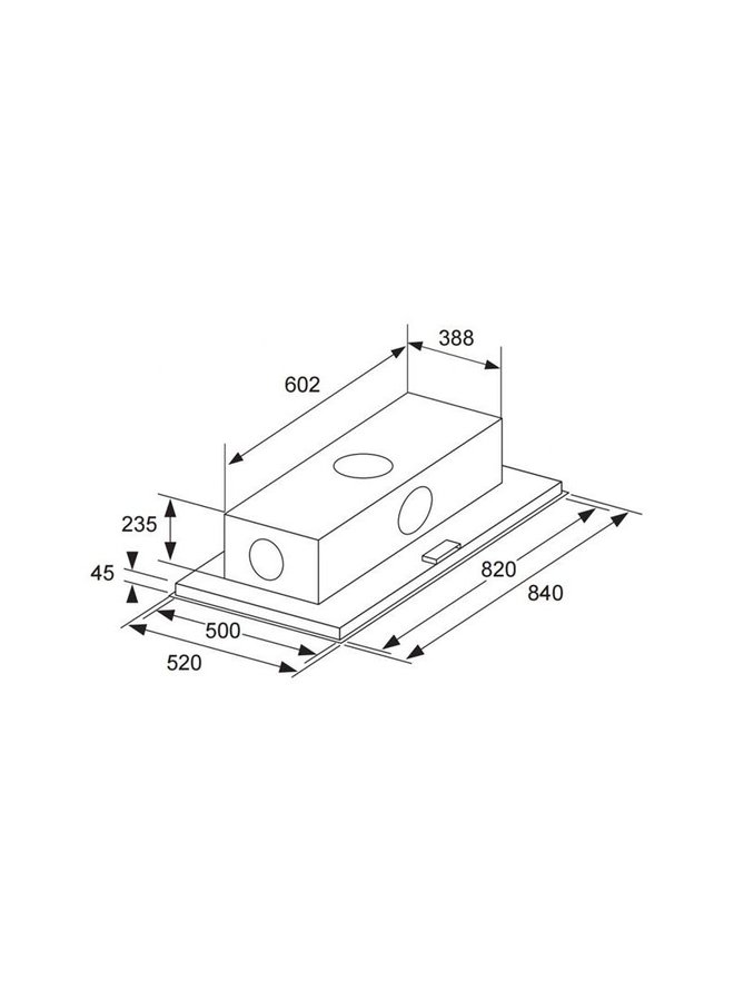 ATAG WU9011PMM afzuigkap inbouwunit 90 cm