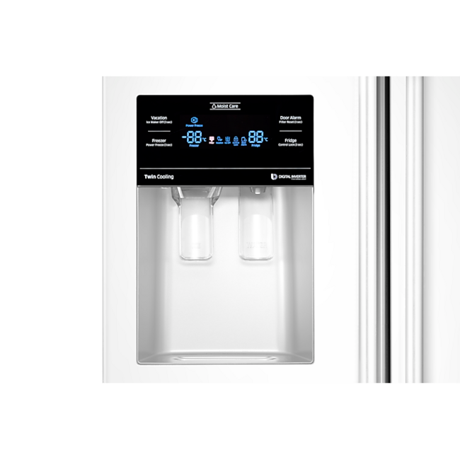 Samsung RS53K4400WW Amerikaanse koelkast wit