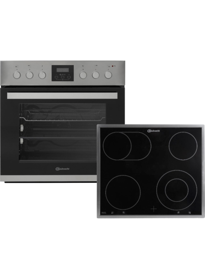 Bauknecht Heko Super 2 oven keramische kookplaat set