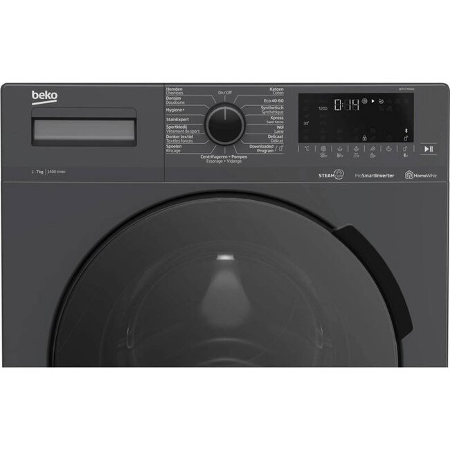 Beko WTV7740A1 wasmachine antraciet