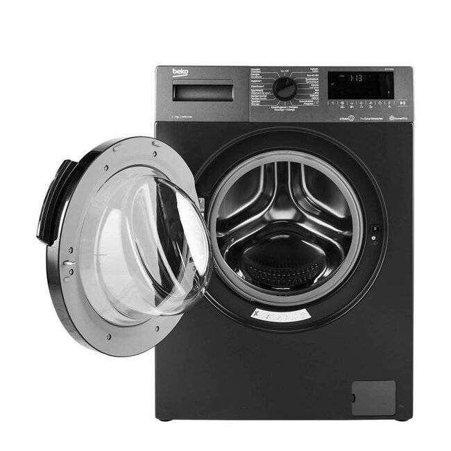 Beko WTV7740A1 wasmachine antraciet