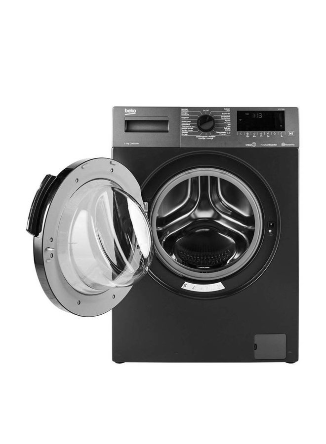 Beko WTV7740A1 wasmachine antraciet
