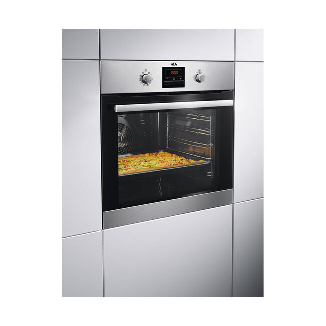 AEG TEAMB 101 P inbouw oven met keramische kookplaat set