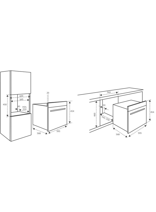 Inventum IMC6044GK combi magnetron 45 cm