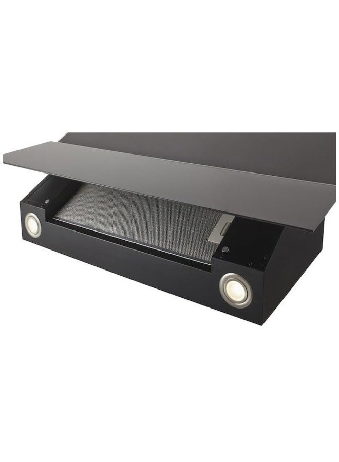 Inventum AKD9000GTZ afzuigkap 90 cm zwart