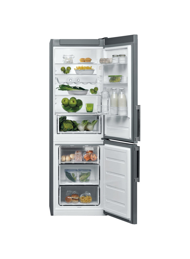 Bauknecht KGS 1820G IN koelvriescombinatie RVS