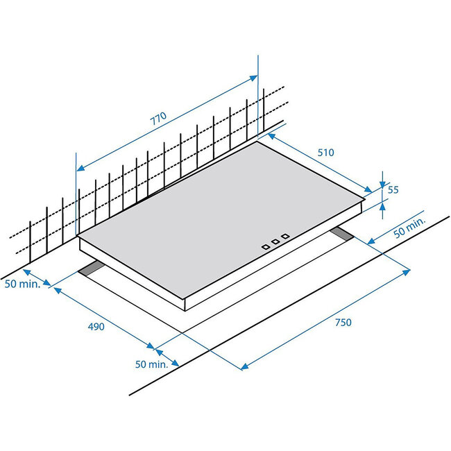 Beko HII 84500 inductiekookplaat 80cm