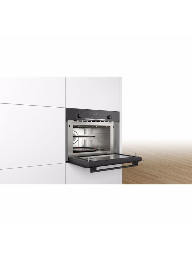 Bosch CMA585MB0  inbouw combi magnetron 45 cm zwart