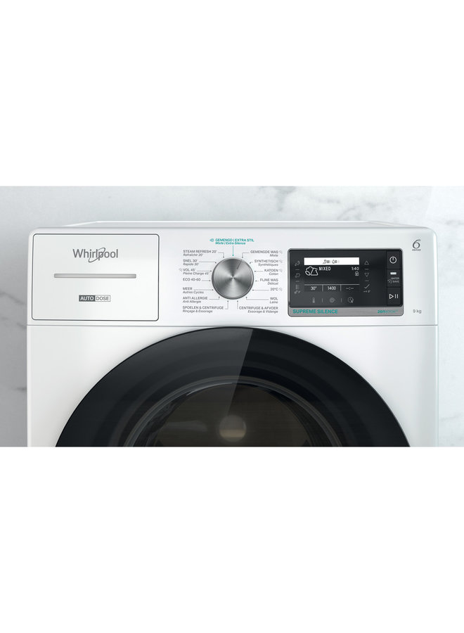 Whirlpool W8 W946WB BE wasmachine Watersafe 9 kg