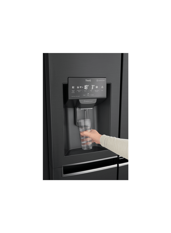 LG GSX960MCCE Amerikaanse koelkast Zwart