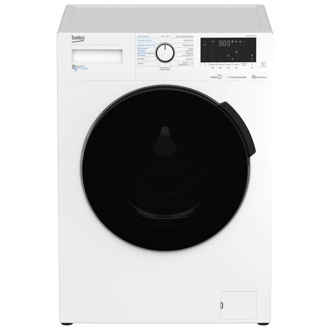 Beko WDW85141Steam1 | wasdroogcombinatie | 8/5 kg | Stoom