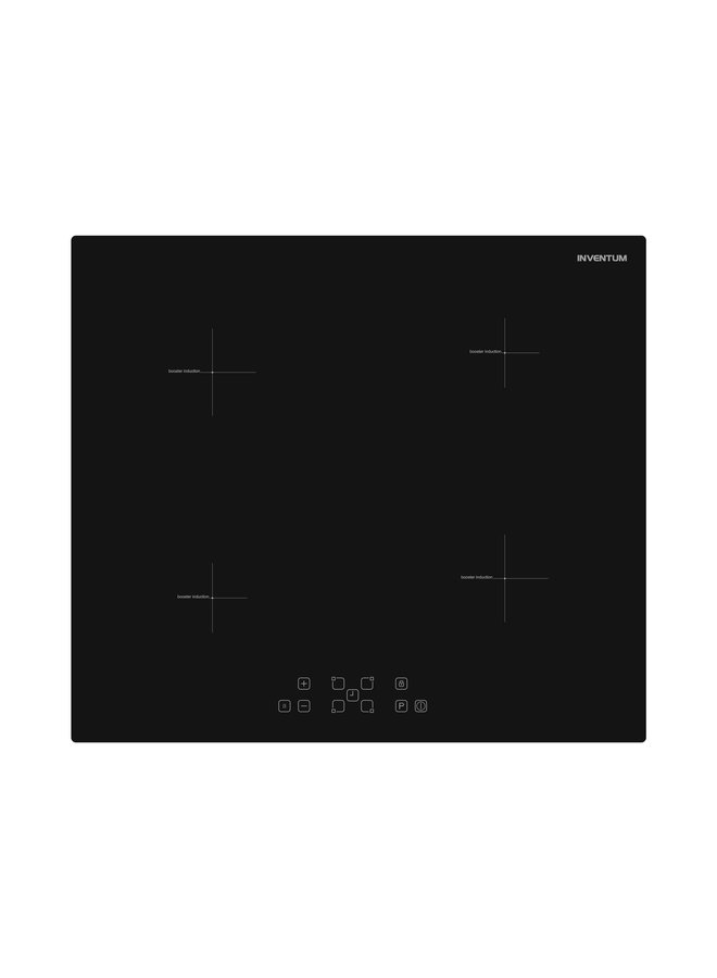 Inventum IKI6030 inductie kookplaat