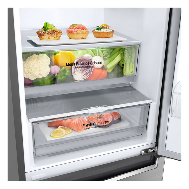 LG  GBB61PZGGN koelvriescombinatie