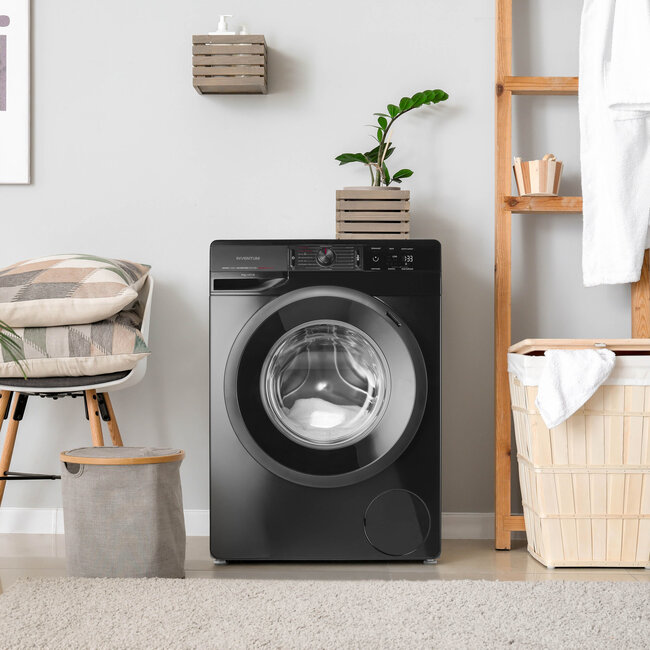 Inventum VWM9001B wasmachine 9 kg Zwart