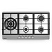 Inventum Inventum IKG9023WGRVS inbouw gaskookplaat 86 cm