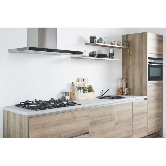 Inventum IKG9023WGGL Inbouw gaskookplaat 90 cm Zwart
