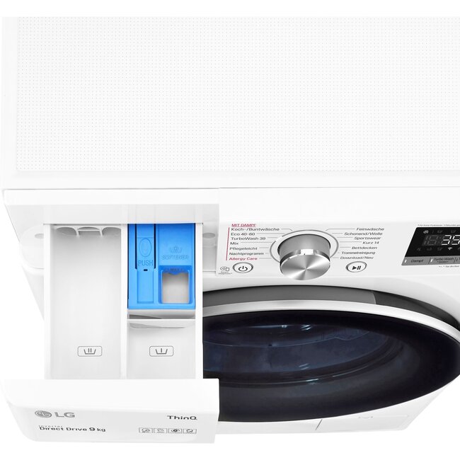 LG F6WV709P1 wasmachine 9 kg TurboWash 1600 toeren