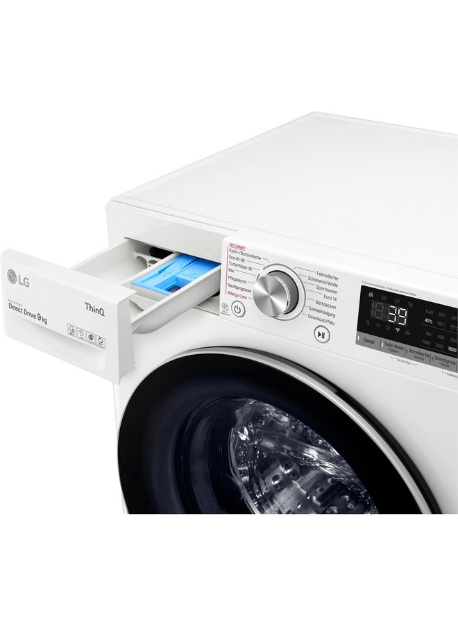 LG F6WV709P1 wasmachine 9 kg TurboWash 1600 toeren
