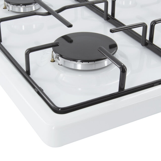 Inventum VKG6008WIT vrijstaande gaskookplaat
