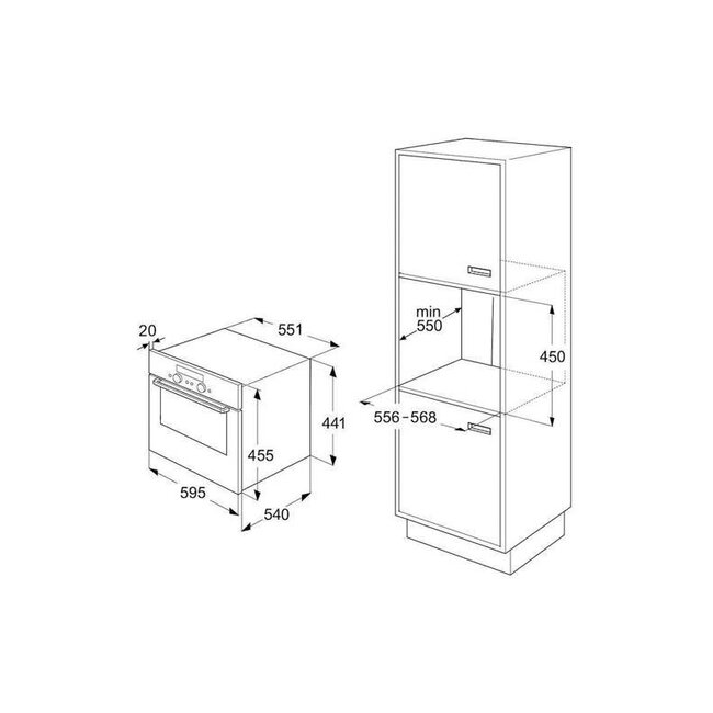 Whirlpool AMW 545/IX inbouw Combimagnetron