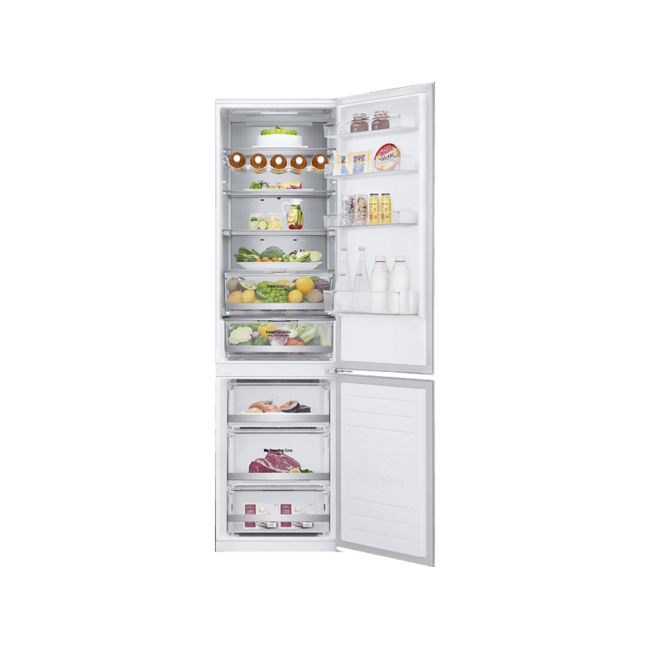 LG GBB92MCACP koelvriescombinatie Zwart