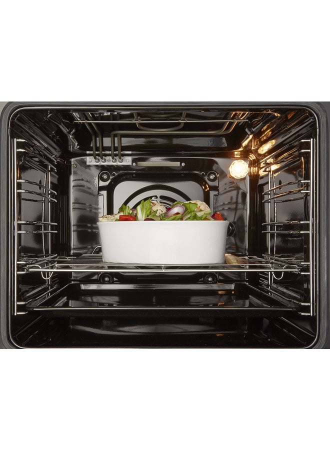Inventum VFG5020GRVS  | Gasfornuis  | 50 cm  | RVS/Zwart