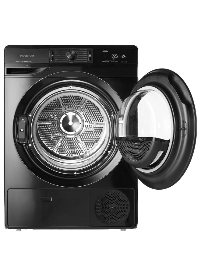 Inventum VDW9001B warmtepompdroger zwart