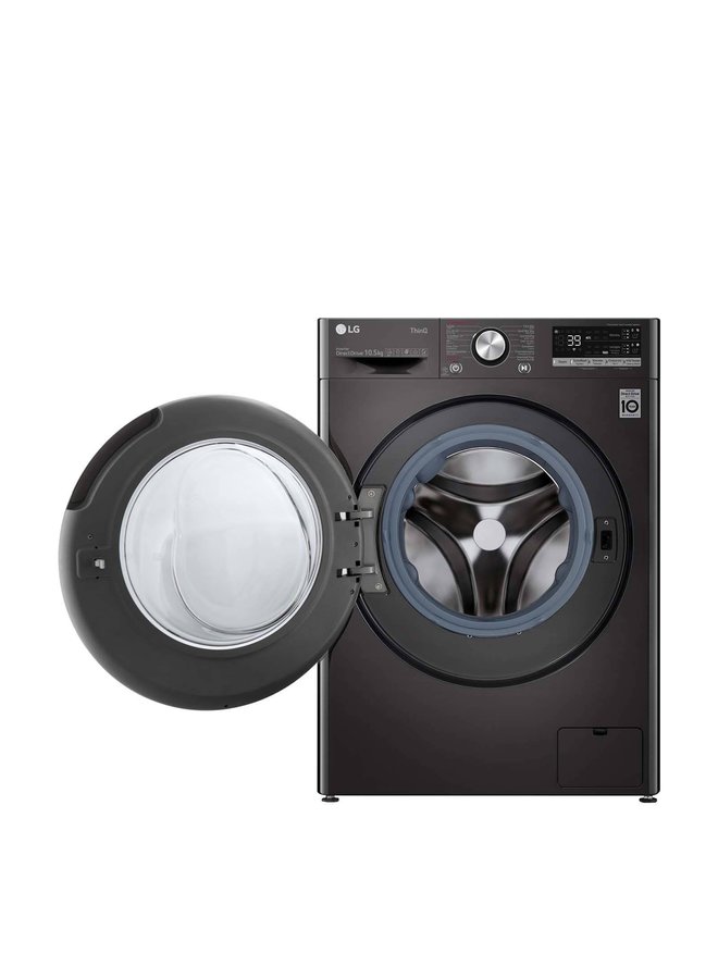 LG F6WV71S2TA wasmachine 10.5 kilo Zwart