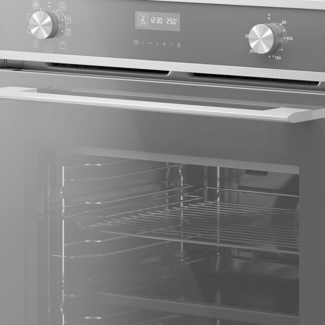 Inventum IOM6072RK | Inbouw oven | 60 cm | Zwart RVS