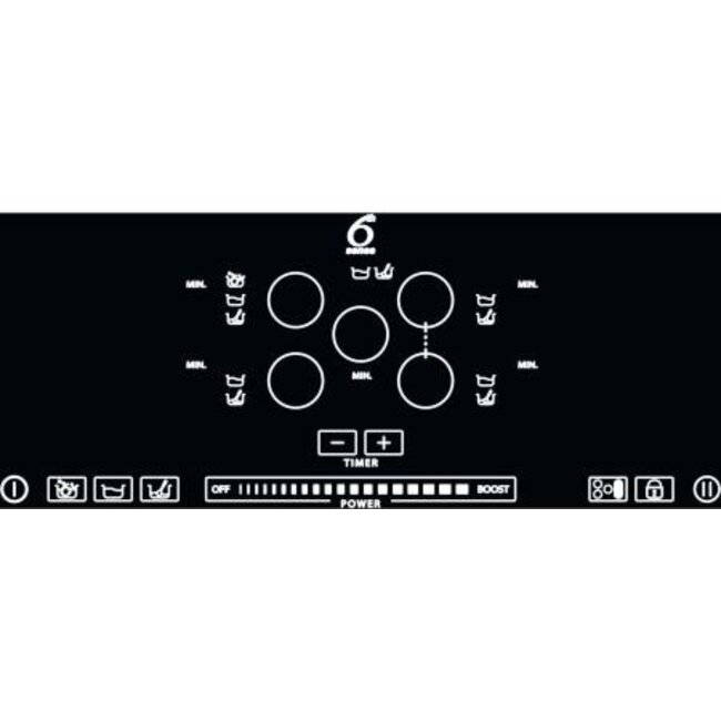 Whirlpool ACM 795/BA Inductie Kookplaat