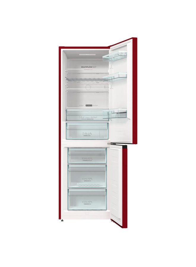 Gorenje NK79C0DR koelvriescombinatie Bordeaux Rood