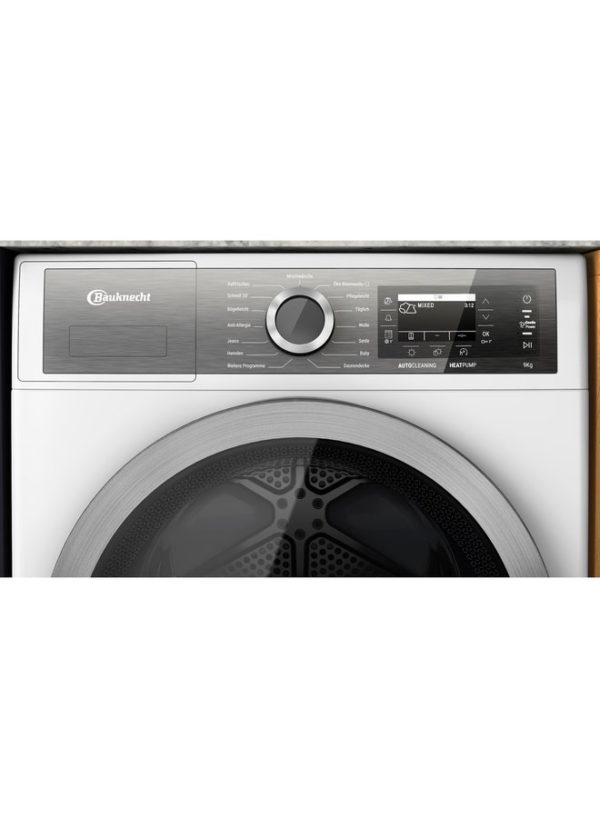 Bauknecht B8 D94WB DE warmtepompdroger 9 kg A+++