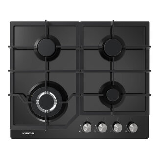 Inventum Inventum IKG6024WGGL gas op glas gaskookplaat