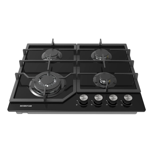 Inventum IKG6024WGGL gaskookplaat zwart
