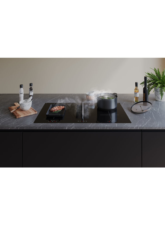 Inventum IKI9045FLOW kookplaat met afzuiging 90 cm