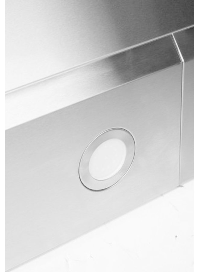 Privileg SY-103E6S schuine wandschouw kap RVS